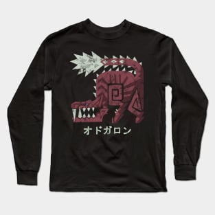 Monster Hunter World Odogaron Kanji Icon Long Sleeve T-Shirt